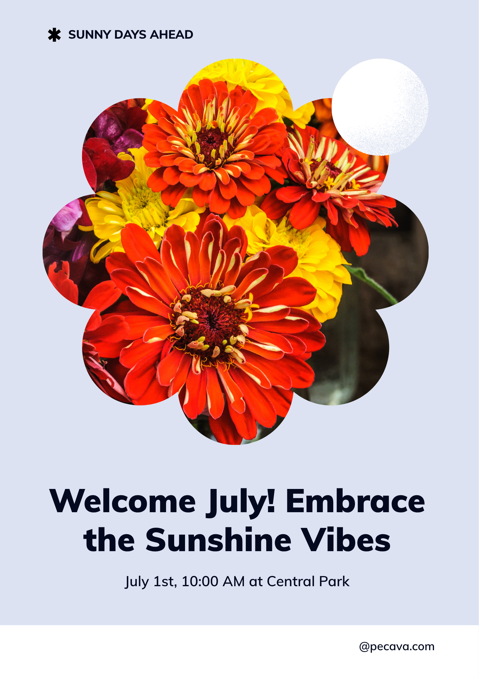 PECAVA Poster – Welcome July! (FREE)